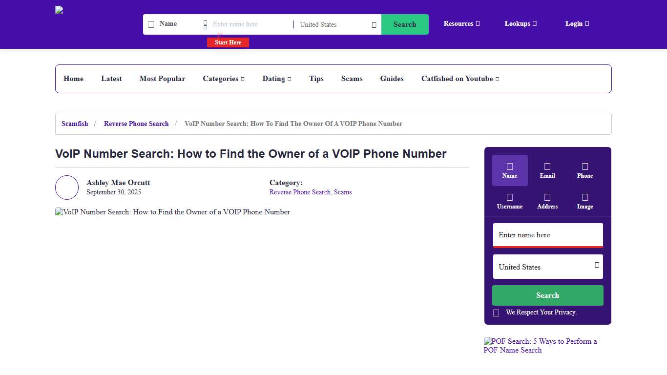 VoIP Number Search: How to Find the Owner of a VOIP Phone Number Social Catfish